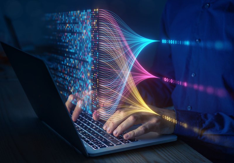 Data,Science,And,Big,Data,Technology.,Scientist,Computing,,Analysing,And